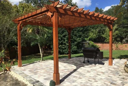 Custom pergola build
