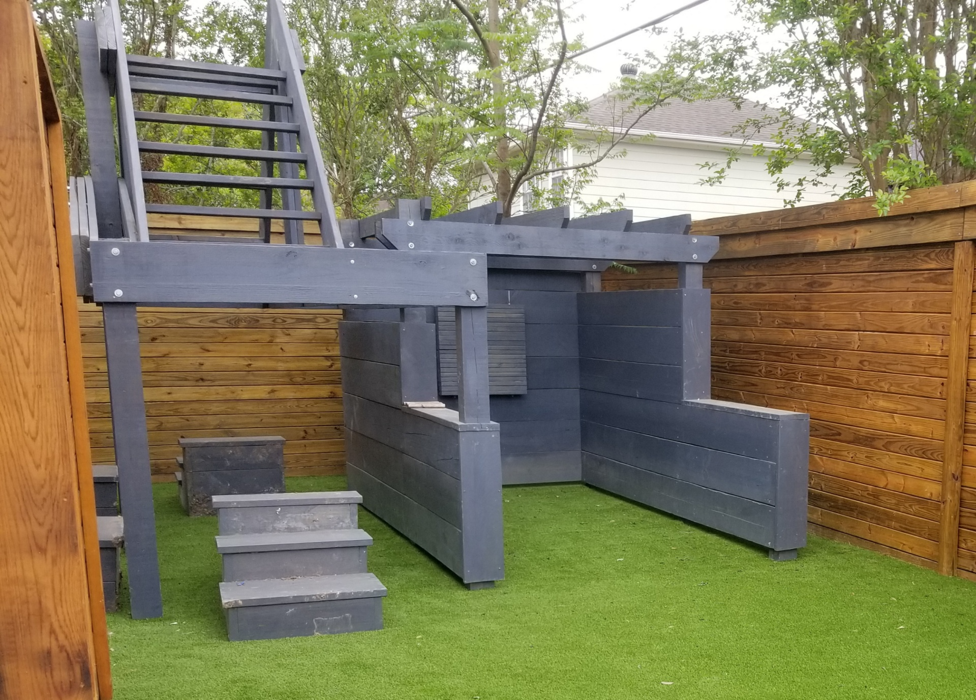 McIngvale Residence pergola view 5